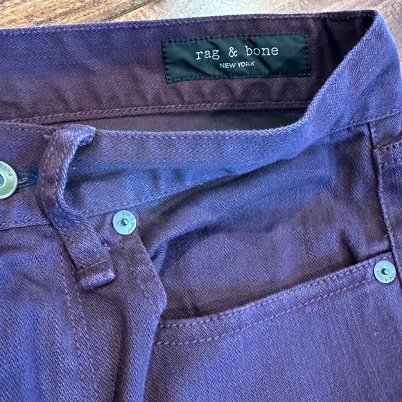 Rag & Bone Purple Jeans 28 X 30 - Picture 3 of 4